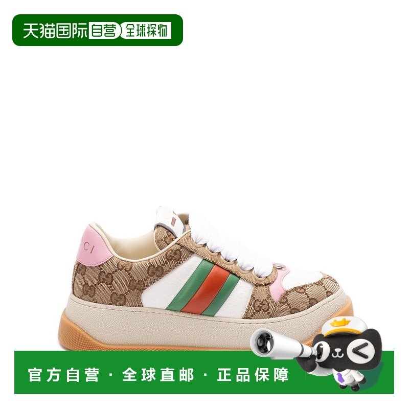 香港直邮GUCCI古驰Screener系带低帮女士厚底休闲板鞋817287,女鞋,休闲板鞋,淘宝优惠券,粉丝福利购,淘宝优惠卷
