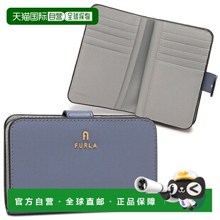 4352S ARE000 日本直邮FURLA 山茶花迷你钱包蓝色女士WP00314