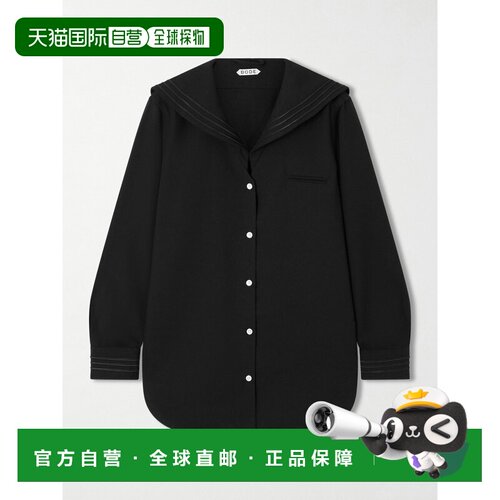 香港直邮Bode 女士 Astor 羊毛绉衫 WRF25SH018BLACK