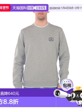 香港直邮KENZO 男士针织毛衣 4MD5SW005GRIGREY SS2022 灰色 徽标