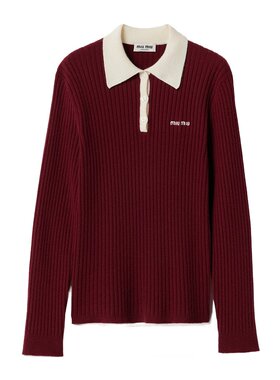 Miu Miu 罗纹羊绒针织衫 MMLA351580SOOO