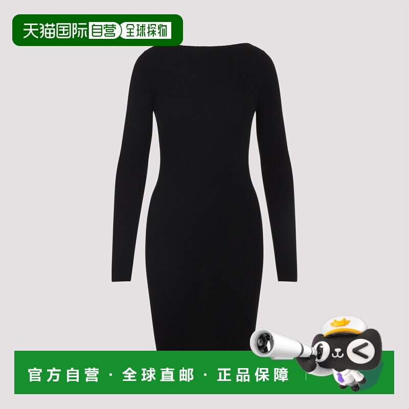 香港直邮RICK OWENS 女士连衣裙 RP02E4616RIBM09 AW2025 黑色