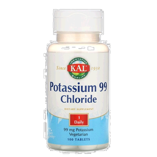 香港直发KAL氯化钾骨骼健康营养膳食补充片剂99mg100片补充剂