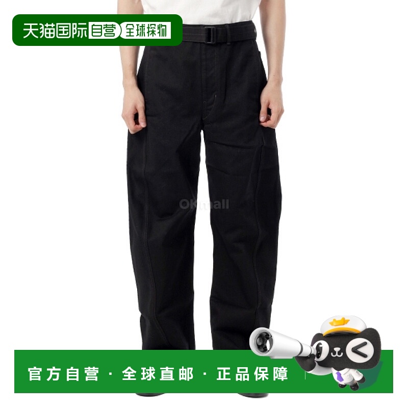 韩国直邮Lemaire 扭纹腰带裤 (PA326 LD1055 999) 牛仔裤
