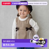 特价 日本直邮Petit Main Link 格纹拼接连衣裙