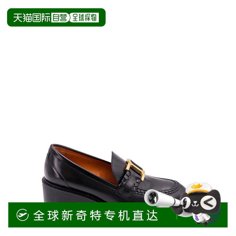 1h可退 香港直邮CHLOÉ 女士芭蕾乐福鞋 C23W942EY001 AW2024 黑色