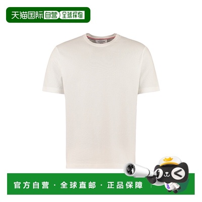 1h可退 香港直邮THOM BROWNE 男士T恤 MJS123A00050100 SS2026 白