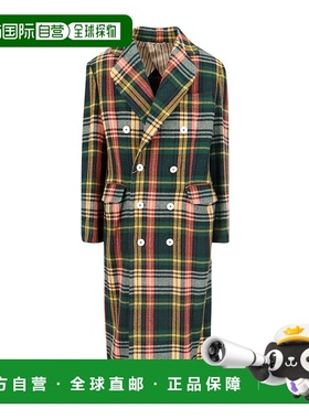香港直邮Vivienne Westwood 双排扣中大衣 2D010008W00XCM211外套
