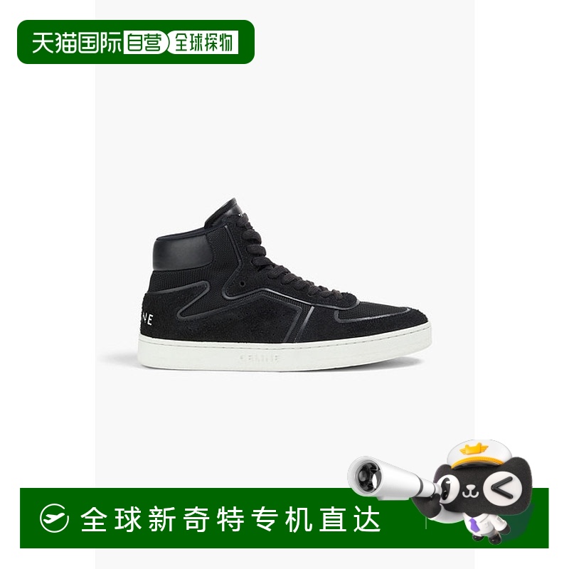 1h可退 香港直邮潮奢 Celine 思琳 男士 Z CT-01 网纱绒面革高帮