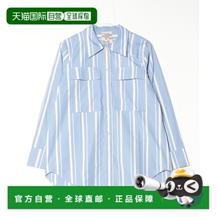 1h可退 日本直邮BAUM UND PFERDGARTEN 女装 宽松条纹全棉衬衫 长