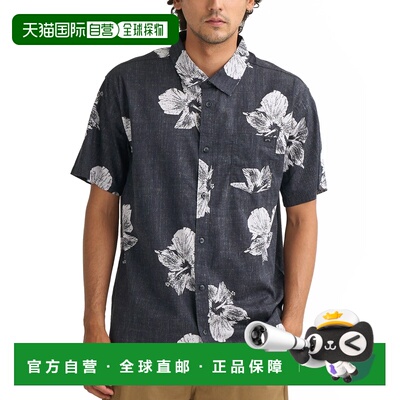 日本直邮BILLABONG 男女同款 夏威夷风印花短袖衬衫 BG011128
