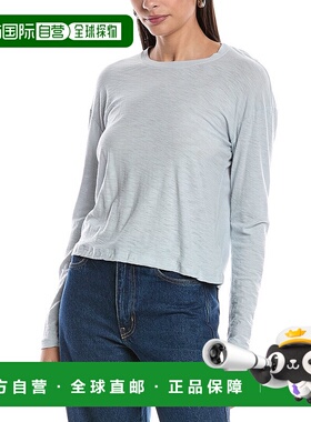 自营 James Perse Boxy灰色T恤 女装上衣美国直发奥莱