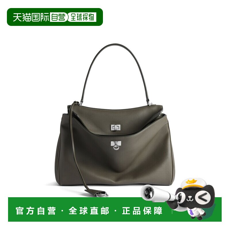 自营欧洲直邮Balenciaga巴黎世家 Rodeo女士可拆钥匙扣中号手提包