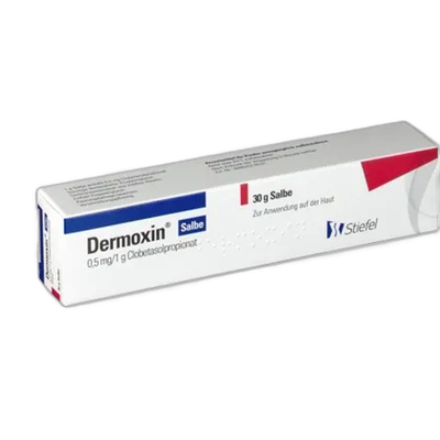 欧洲直邮Dermoxin丙酸氯倍他索皮肤炎症斑块牛皮癣药膏皮肤病30g