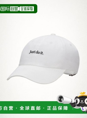 韩国直邮NIKE NIKE Club Unstructured Tennis Cap - White Black