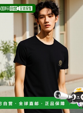 香港直邮VERSACE 男士T恤 AU10193A232741A225E CO 白色男装