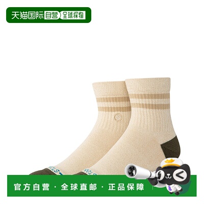 1h可退 日本直邮STANCE 男女同款 舒适透气短袜 MARLED STRIPE QU