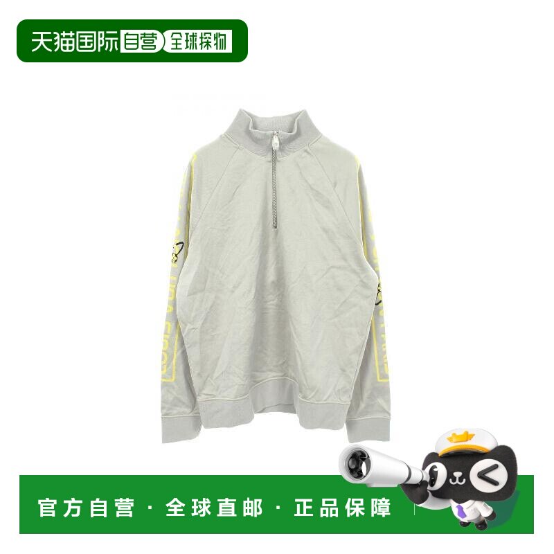 日本直邮中古LV路易威登男A级95新sweat运动衫棉上衣灰色