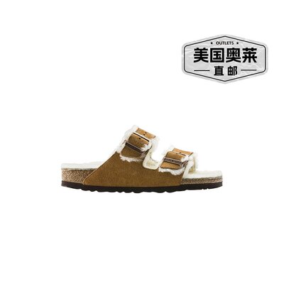 自营Birkenstock Women's Arizona Shearling Narrow Sandal - mi