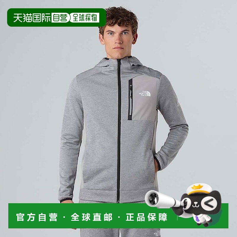 自营欧洲直邮北面 Mountain Athletics男士拉链连帽外套 THE NORT