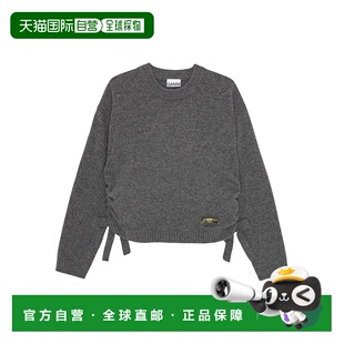 AW2025 K2569252 灰色 Long woo 香港直邮GANNI sleeved 女士卫衣