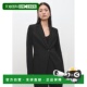 西装 自营欧洲直邮Mango芒果 女士黑色修身 外套