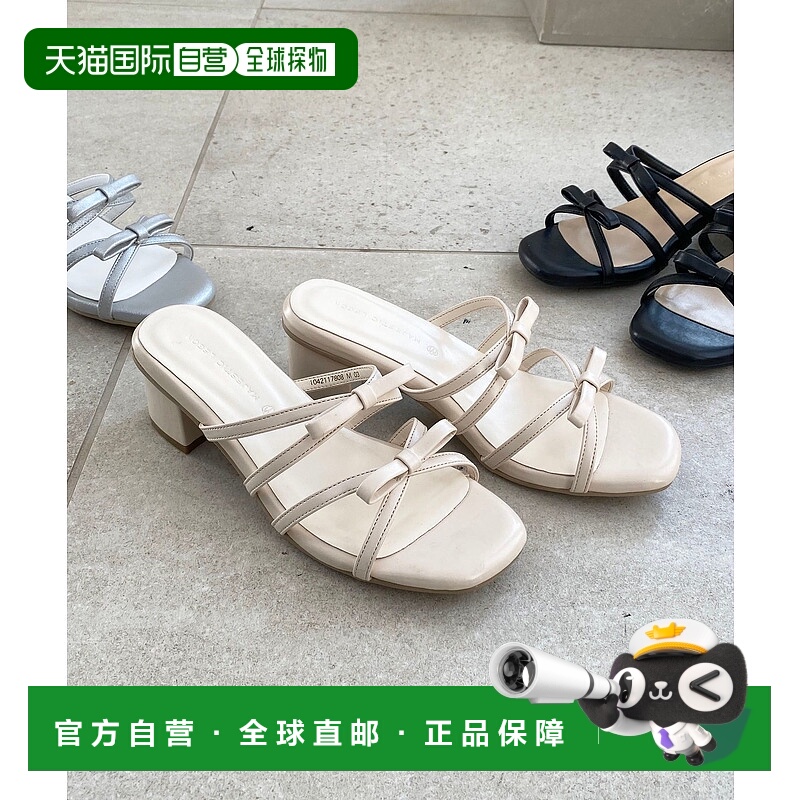 1h可退 日本直邮MAJESTIC LEGON 女士 双蝴蝶结款凉鞋  105211780