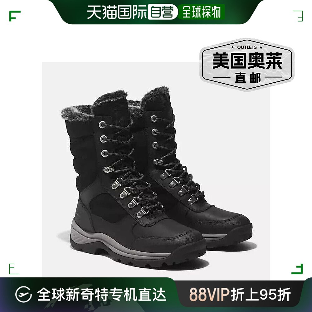 Timberland Ledge Mid TB-0A2KDR-015女式黑色防水雪地靴 US 7 Y