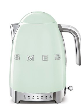 欧洲直邮SMEG/斯麦格KLF04水绿色抛光50‘s复古风格家用泡茶保温