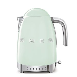 欧洲直邮SMEG/斯麦格KLF04水绿色抛光50‘s复古风格家用泡茶保温