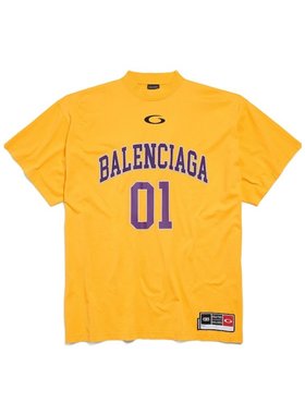 BALENCIAGA 男士T恤 850353TTVG27090 AW2025 黄色