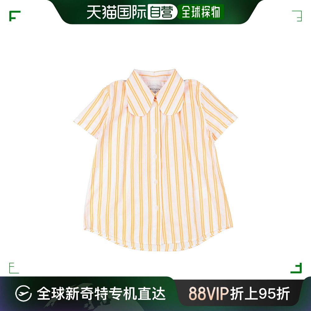 香港直邮潮奢 Wolf&rita 女童 Blouses 花纹衬衫童装 女装/女士精品 T恤 原图主图