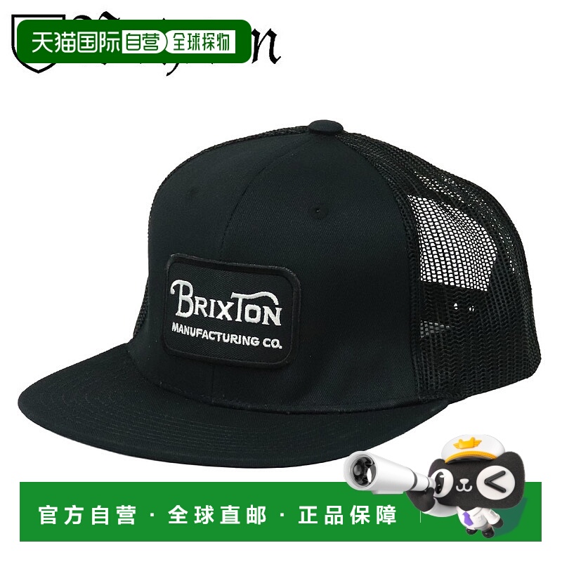 日本直邮BRIXTON 男士 GRADE MESH CAP Snapback 溜冰帽带滑板品