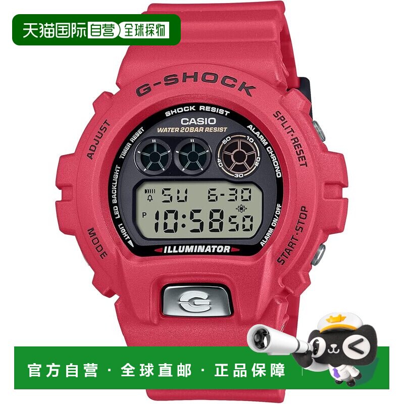 【日本直邮】卡西欧 G-SHOCK DW-6900TR-4JR 男士红色30周年纪念