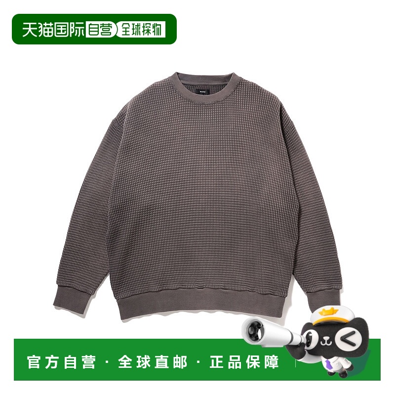 1h可退 日本直邮BEAMS 男士 宽松版型 手工褪色重磅华夫格T恤 111