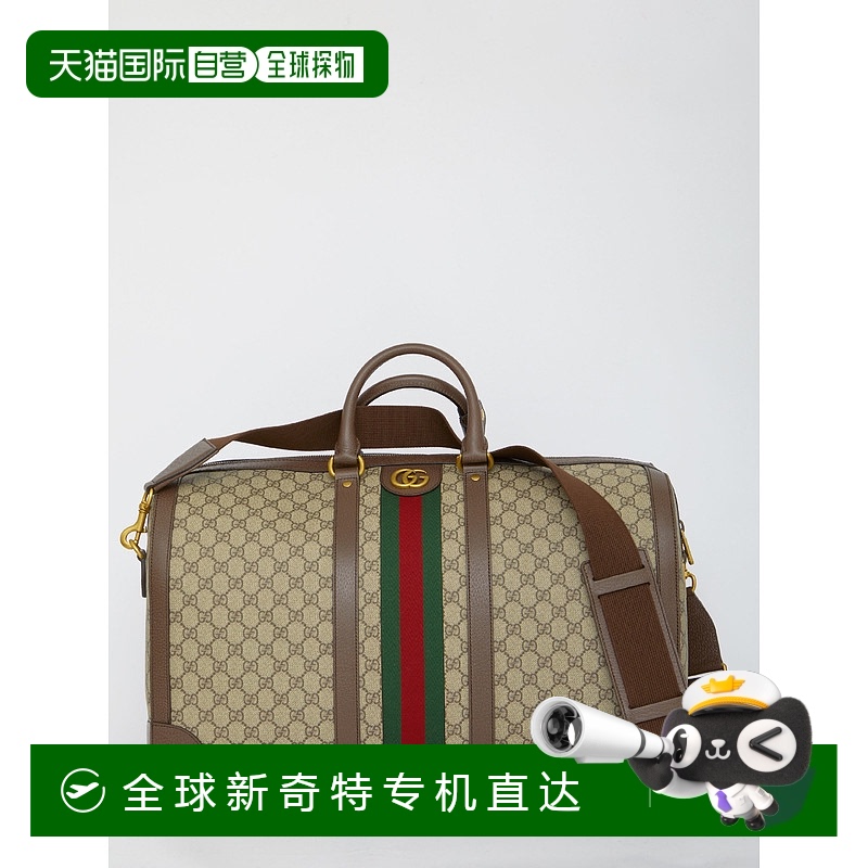 1小时内可退 香港直邮GUCCI 男士旅行包 7246129C2ST8746 CO 灰色