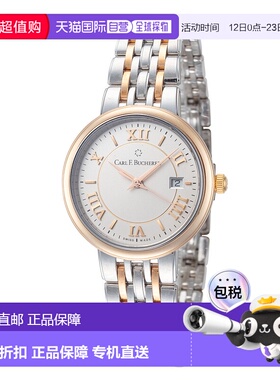 自营 carl f. buchererCarl F.Bucherer女式Adamavi 28毫米石英手