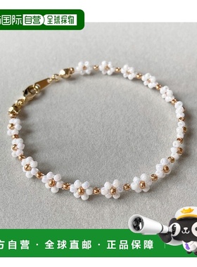 1h可退 日本直邮belle neige 女士花卉珠珠手链 belleneige008