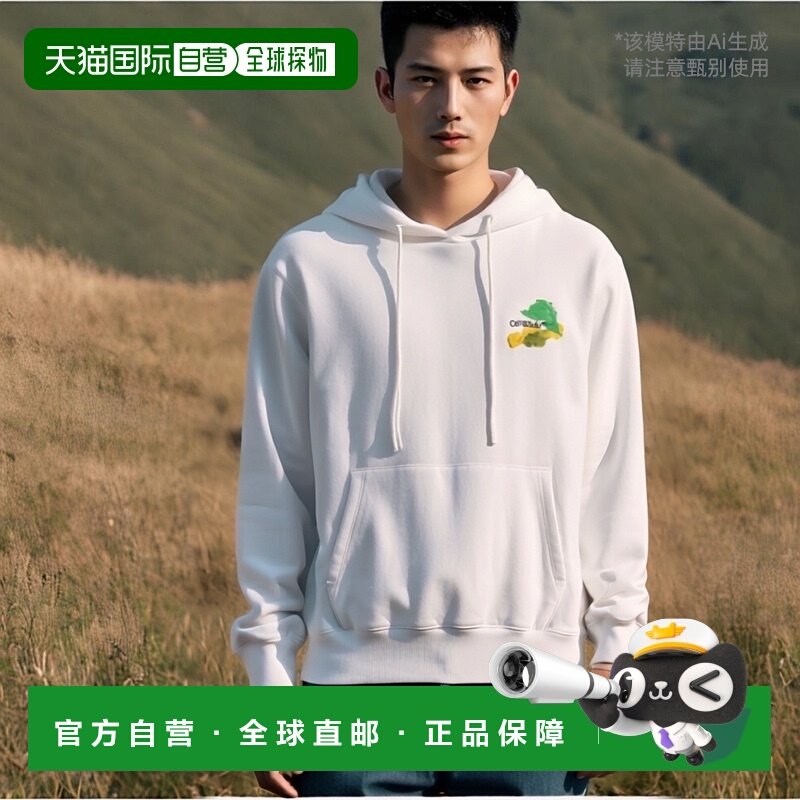 1h可退 香港直邮潮奢 off-white 男士 长袖连帽卫衣 OMBB097S23FL