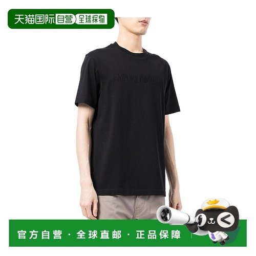 香港直邮Emporio Armani 徽标短袖T恤 8N1TD21JGYZ男装阿玛尼