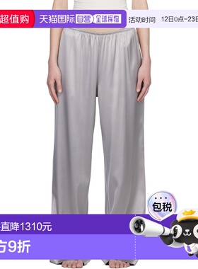 1h可退 香港直邮SKIMS 女士 灰色 Heavyweight Satin Wide Leg 长