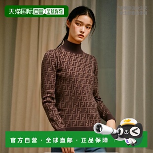 女士针织衫 棕色 FZXC73ASJTF0GGE AW2025 Cotto 香港直邮FENDI
