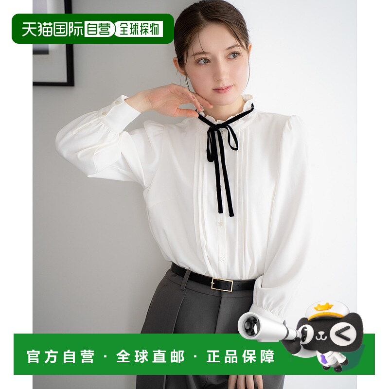 1h可退 日本直邮Noela 女装 2WAY飘带设计上品衬衫 5561110