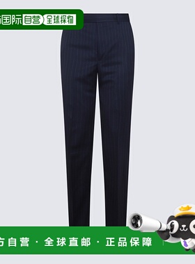 香港直邮GIVENCHY 男士休闲裤 BM51H515Q9402 AW2024 黑色 Pinstr