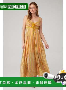自营Free People Dream Weaver Maxi Dress Women's  Citrus Comb