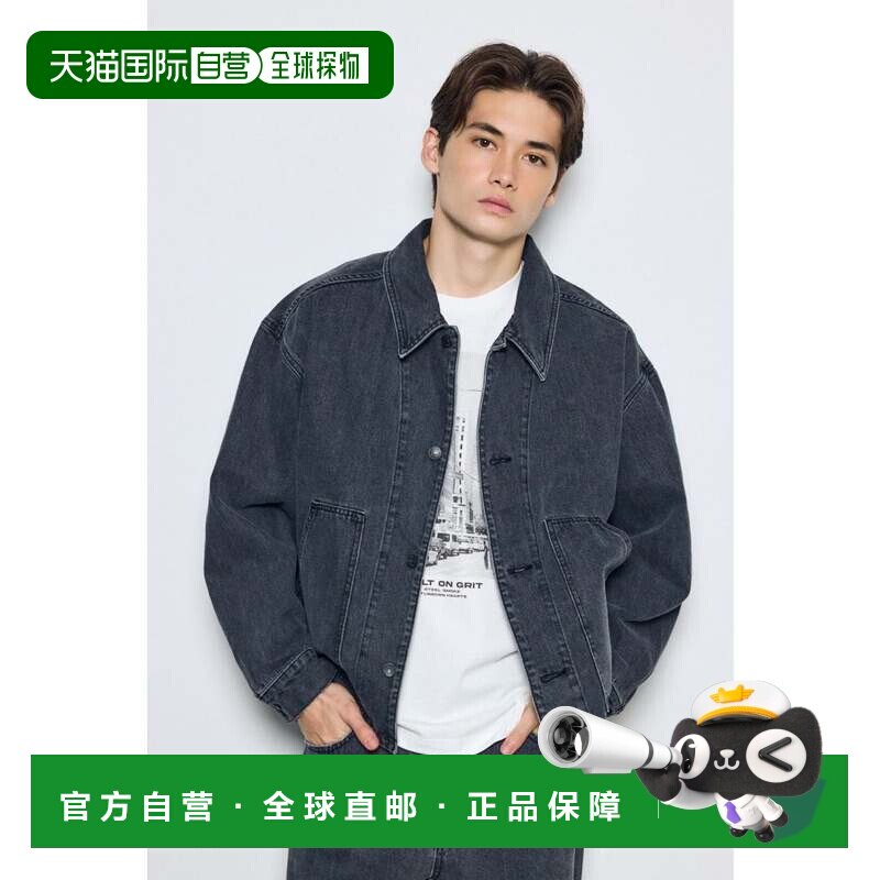 日本直邮MOUSSY 彩色牛仔夹克 L 黑色1