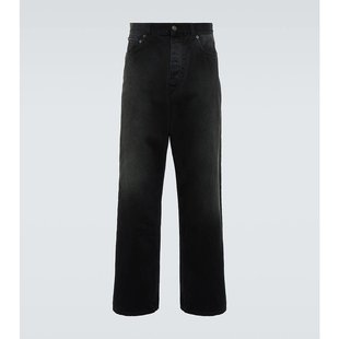 尺码 男士 Sticker 000895 阔腿牛仔裤 Balenciaga 潮奢 巴黎世家