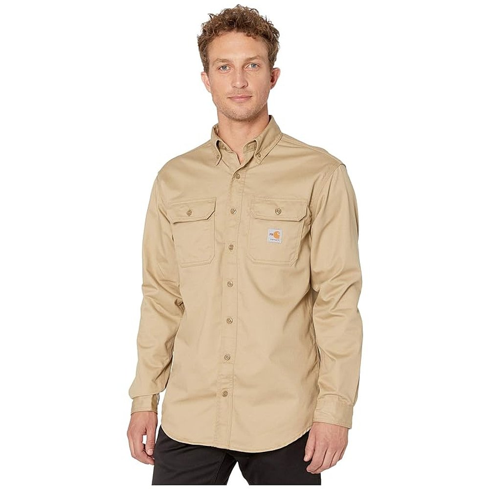 潮奢 Carhartt 卡哈特 男士 防火经典款斜纹布衬衫(FR)