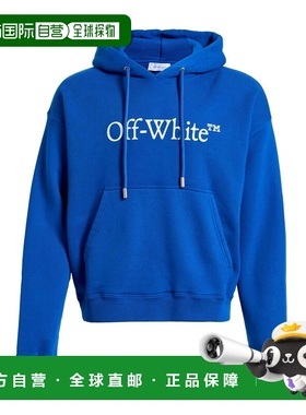 1h可退 香港直邮off-white 男士 连帽卫衣 blue蓝色 舒适时尚