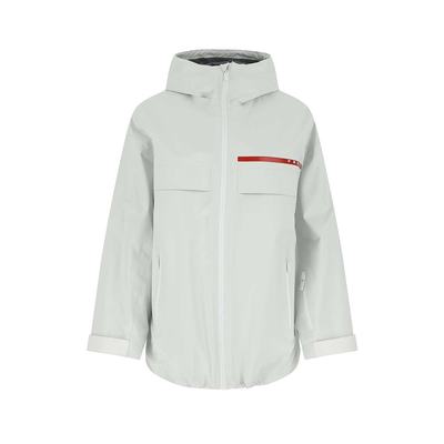 Prada 普拉达 女士 GORE-TEXÂ® k-way 白垩色宽松款夹克 29R423